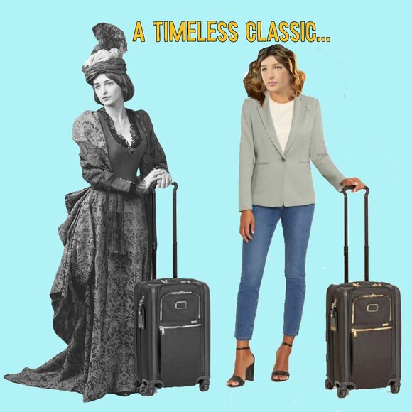 TUMI- Suitcase- Alpha International Dual Access 4 Wheeled Carry-On- Used Once! - Picture 3 of 17